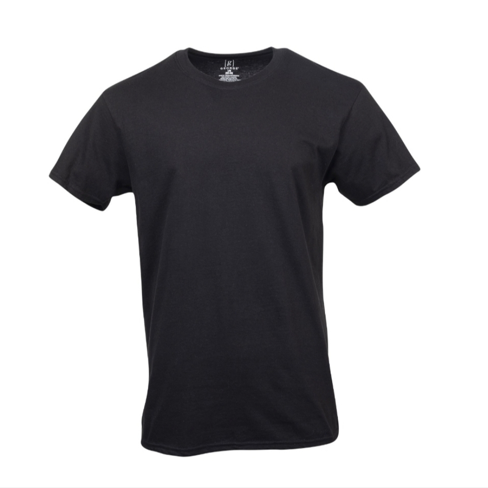 George Men's Assorted CrewT-Shirts, 6 Pack - Black/Grey Assorted Size 2XL - Picture 3 of 5
